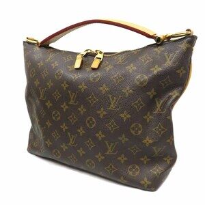 LOUIS VUITTON Sully Monogram Brown Shoulder Bag